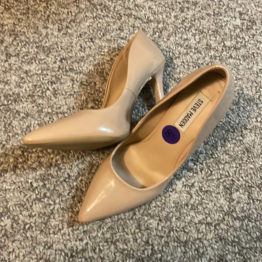 Nude Steve Madden stilettos